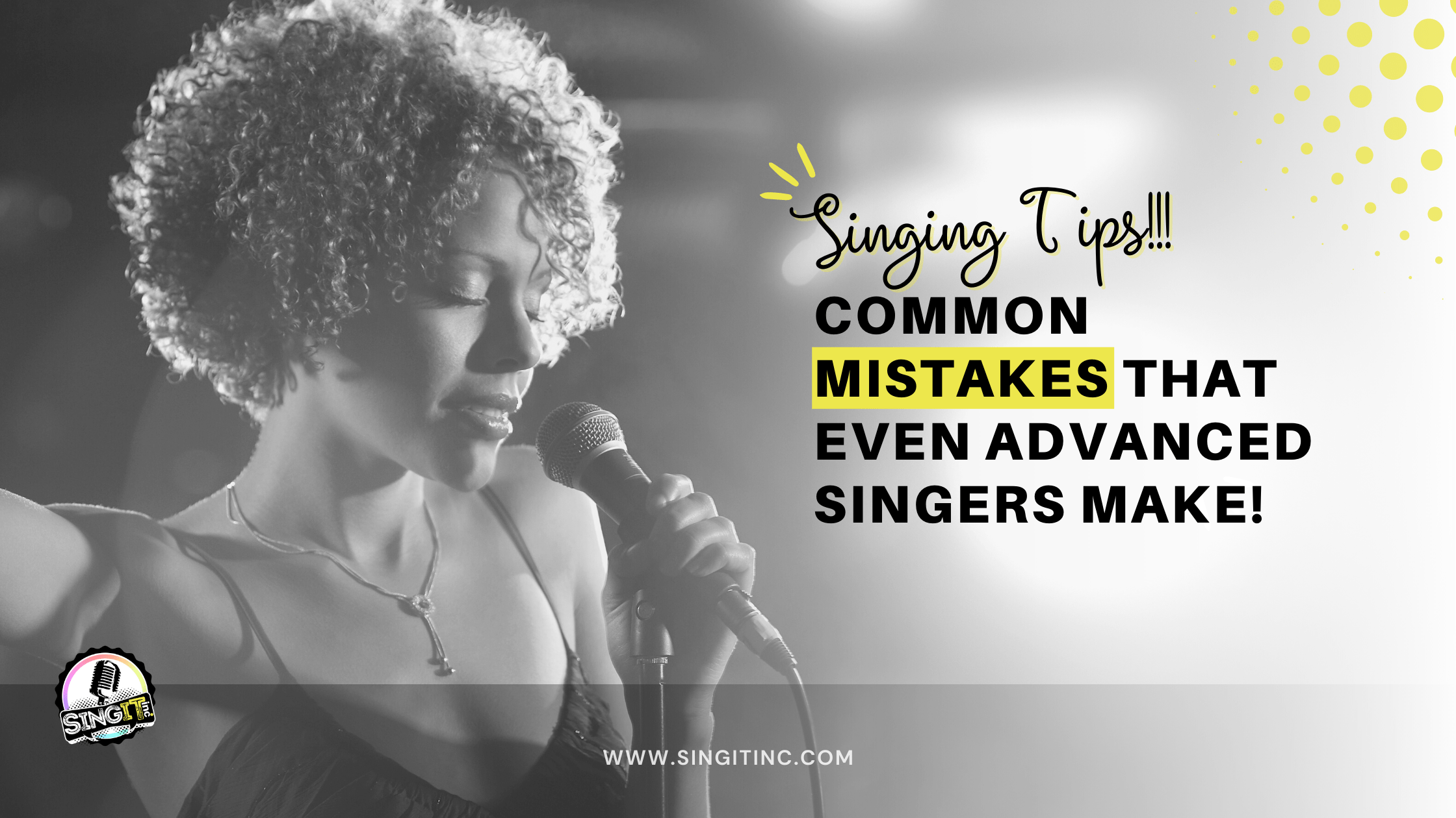 Common Singing Mistakes made by singers Vocal Coach Calgary